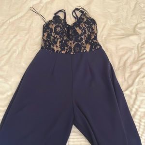 Navy blue women’s jumpsuit